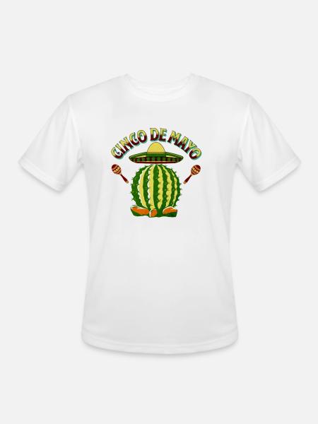 Cinco De Mayo Mexican - Men's Moisture Wicking Performance T-Shirt - white