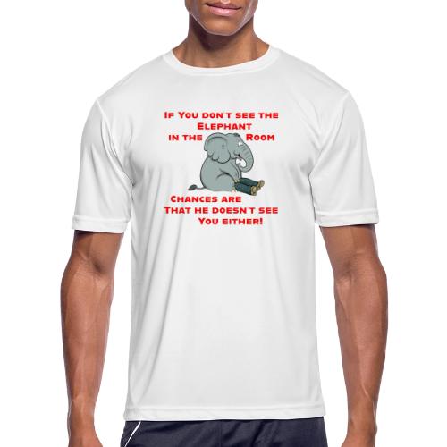 Elephant in the Room Meme - Men's Moisture Wicking Performance T-Shirt