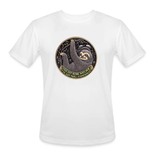 Sloth Home Watcher T Shirt - Men's Moisture Wicking Performance T-Shirt