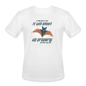 Kite If The Is Set Up Properly Up Into The Sky - Men's Moisture Wicking Performance T-Shirt - white - Front - Jackson (183cm)
