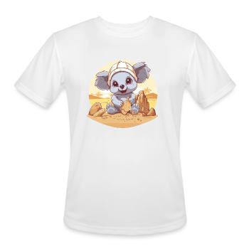 Castlesand Making Cutie - Men's Moisture Wicking Performance T-Shirt - white - Front - Jackson (183cm)