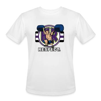 john cena - Men's Moisture Wicking Performance T-Shirt - white - Front - Jackson (183cm)
