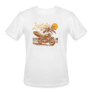 Lost In Paradise - Men's Moisture Wicking Performance T-Shirt - white - Front - Jackson (183cm)