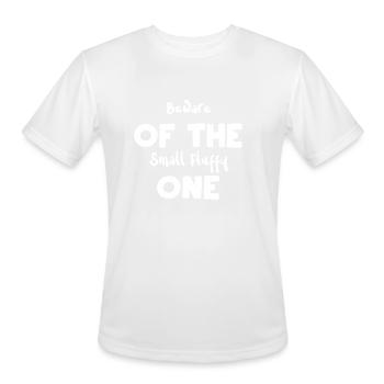 Beware Of The Small Fluffy One - Men's Moisture Wicking Performance T-Shirt - white - Front - Jackson (183cm)