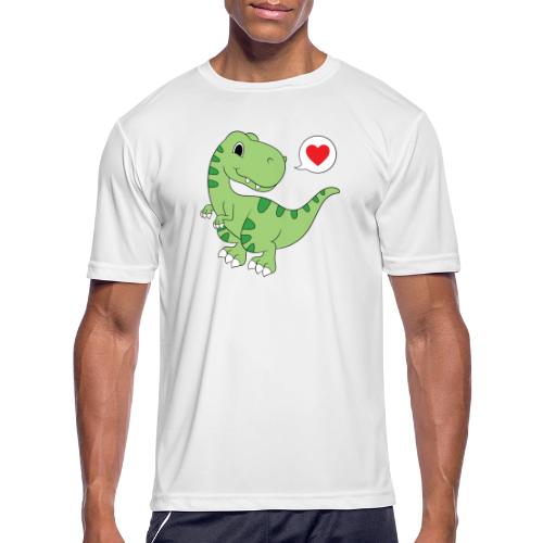 Dinosaur Love - Men's Moisture Wicking Performance T-Shirt