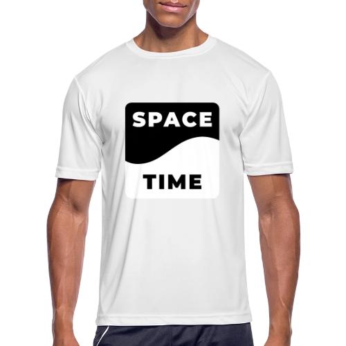 Space-time: Warped Reality - Men's Moisture Wicking Performance T-Shirt