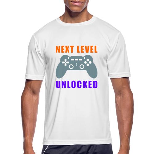 Next Level Unlocked Gamer Design - Men's Moisture Wicking Performance T-Shirt