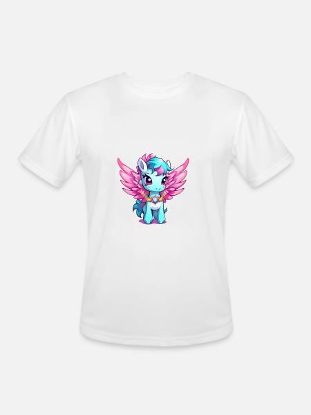 Pegasus - Men's Moisture Wicking Performance T-Shirt - white