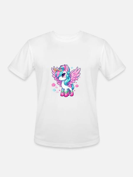 Pegasus - Men's Moisture Wicking Performance T-Shirt - white
