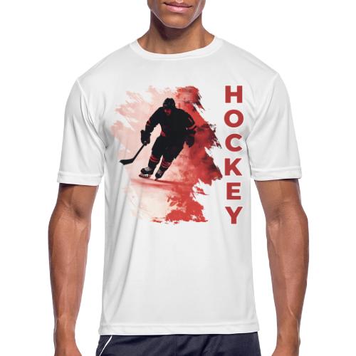 Hockey Fire - Men's Moisture Wicking Performance T-Shirt