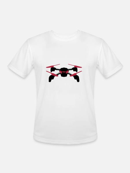 Drone - Men's Moisture Wicking Performance T-Shirt - white