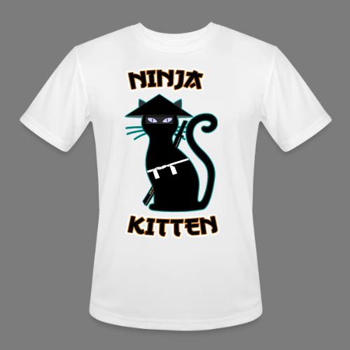 Ninja cat samurai kitten Assassin kitty Meow - Men's Moisture Wicking Performance T-Shirt