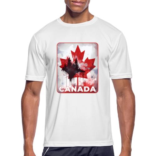 Canada's Maple Leaf Pride - Men's Moisture Wicking Performance T-Shirt