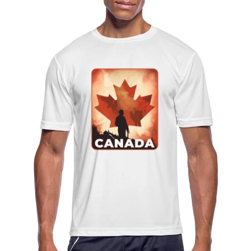 Canada Stands Tall - Men's Moisture Wicking Performance T-Shirt