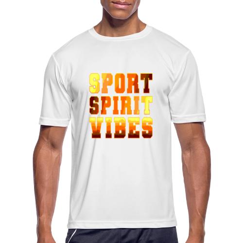 Sport Spirit Vibes Gradient - Men's Moisture Wicking Performance T-Shirt