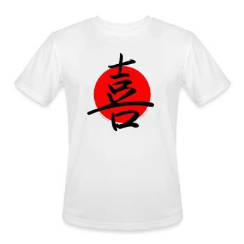 Joy - Men's Moisture Wicking Performance T-Shirt - white - Front - Jackson (183cm)
