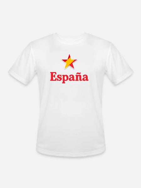 Stars of Spain - España - Men's Moisture Wicking Performance T-Shirt - white