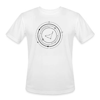 Midnight Spark Emblem - Men's Moisture Wicking Performance T-Shirt - white - Front - Jackson (183cm)