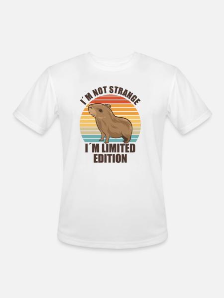 Capybara zoo animal design - Men's Moisture Wicking Performance T-Shirt - white
