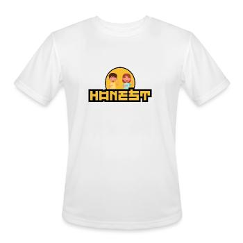 Sunny Duo Thumbs Up Hanestt - Men's Moisture Wicking Performance T-Shirt - white - Front - Jackson (183cm)