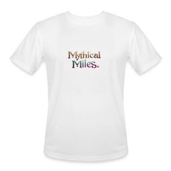 Mythical Miles - Men's Moisture Wicking Performance T-Shirt - white - Front - Jackson (183cm)