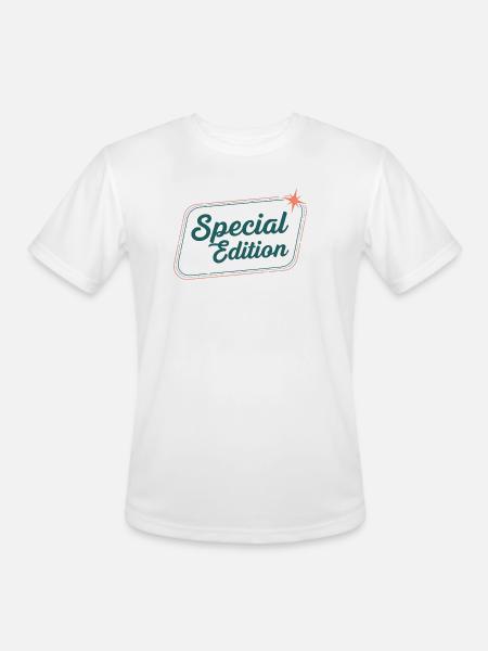 Special Edition - Men's Moisture Wicking Performance T-Shirt - white