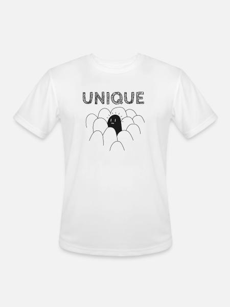 Unique Amidst the Crowd - Men's Moisture Wicking Performance T-Shirt - white