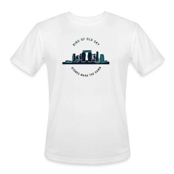 Ring of Old Sky Stone Dawn - Men's Moisture Wicking Performance T-Shirt - white - Front - Jackson (183cm)
