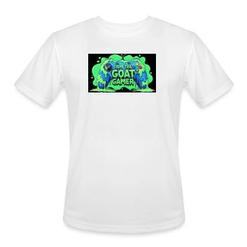 Joueur GOAT de la bave toxique - T-Shirt Performance pour hommes - blanc - Devant - Jackson (183cm)