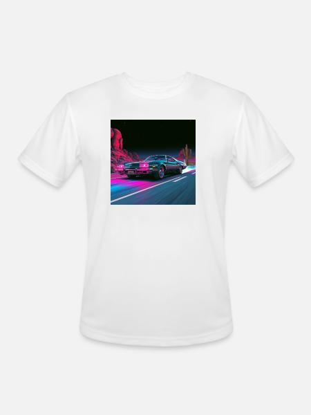 Neon Velocity - Men's Moisture Wicking Performance T-Shirt - white