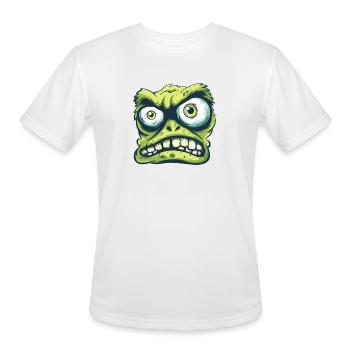 Gremlin Grin Tee - Men's Moisture Wicking Performance T-Shirt - white - Front - Jackson (183cm)