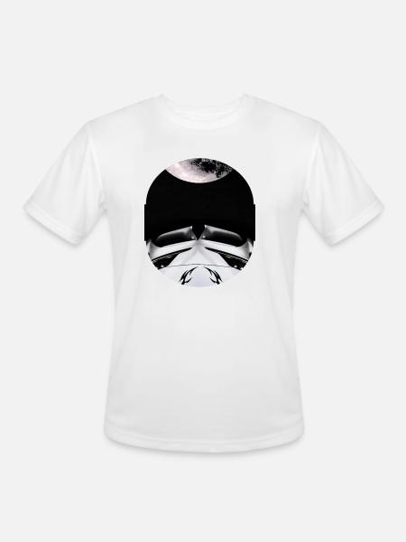 Moonlit Carfront Noir - Men's Moisture Wicking Performance T-Shirt - white