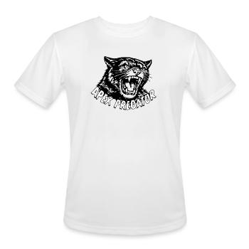 Apex Predator - Panther - Men's Moisture Wicking Performance T-Shirt - white - Front - Jackson (183cm)