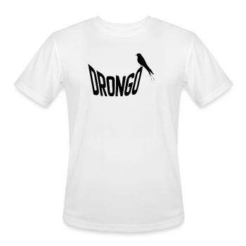 drongo - Men's Moisture Wicking Performance T-Shirt - white - Front - Jackson (183cm)