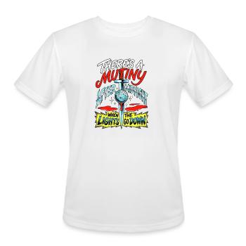 Retro 80s Mutiny After Midnight Disco Dagger - Men's Moisture Wicking Performance T-Shirt - white - Front - Jackson (183cm)