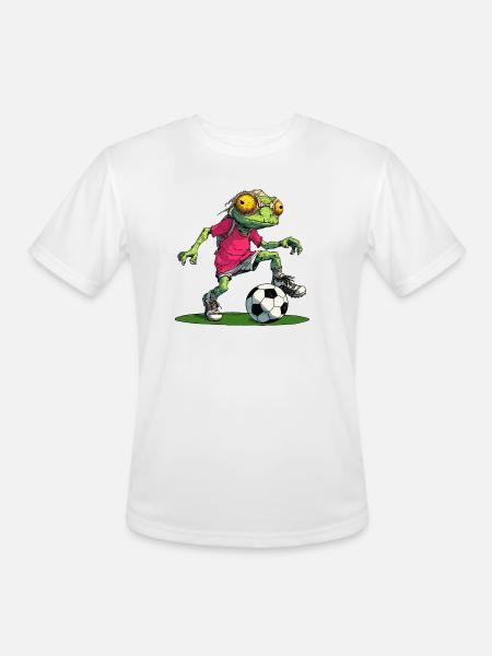 Chameleons Soccer - Men's Moisture Wicking Performance T-Shirt - white