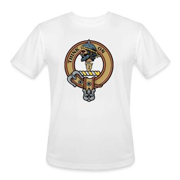 Clan MacLellan Crest - Men's Moisture Wicking Performance T-Shirt - white - Front - Jackson (183cm)