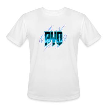 WYO Neon Thunder - Men's Moisture Wicking Performance T-Shirt - white - Front - Jackson (183cm)