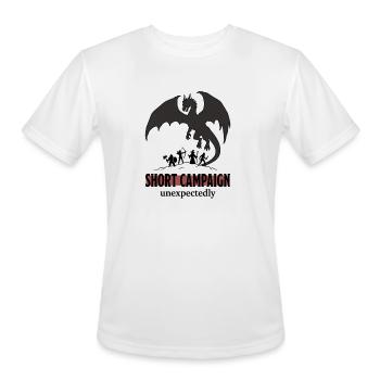 Short Campaign Unexpectedly RPG - Men's Moisture Wicking Performance T-Shirt - white - Front - Jackson (183cm)