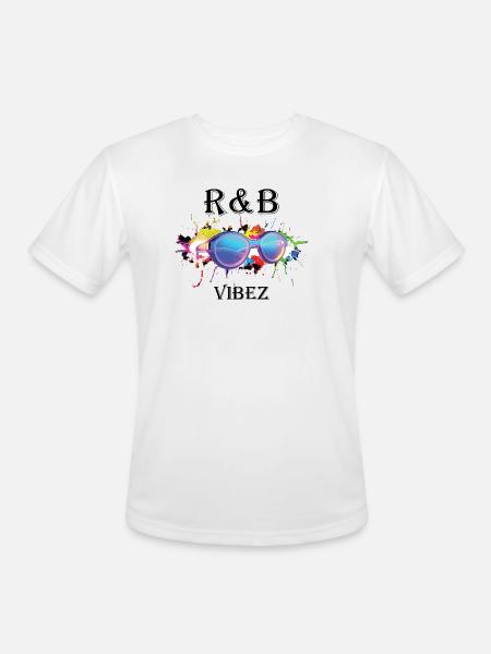 Hip Hop Neon Splash Sunglasses - Men's Moisture Wicking Performance T-Shirt - white