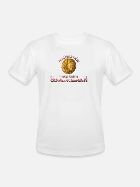 Schmear-Campaign - Men's Moisture Wicking Performance T-Shirt - white