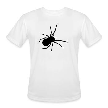 Spider - Men's Moisture Wicking Performance T-Shirt - white - Front - Jackson (183cm)
