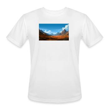 Crimson Desert Canyon Vista - Men's Moisture Wicking Performance T-Shirt - white - Front - Jackson (183cm)
