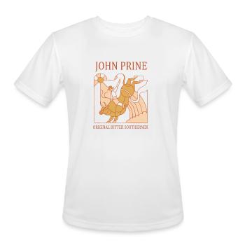 John Prine - Men's Moisture Wicking Performance T-Shirt - white - Front - Jackson (183cm)