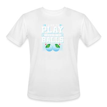 Funny Golf Saying Golfer Gift Golfing Golf - Men's Moisture Wicking Performance T-Shirt - white - Front - Jackson (183cm)