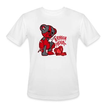 B H Bear tee to match Jordan 13 Red Flint - Men's Moisture Wicking Performance T-Shirt - white - Front - Jackson (183cm)