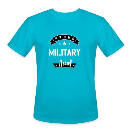 Proud Military Aunt - Men's Moisture Wicking Performance T-Shirt