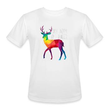 LGBT Queer - Men's Moisture Wicking Performance T-Shirt - white - Front - Jackson (183cm)