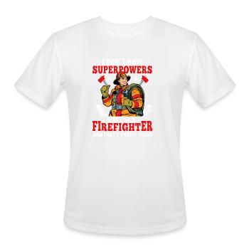 I Don't Have Superpowers - Men's Moisture Wicking Performance T-Shirt - white - Front - Jackson (183cm)