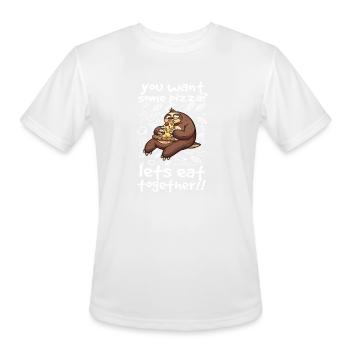 Cannabis Smoke, Weeds Just Smoke - Men's Moisture Wicking Performance T-Shirt - white - Front - Jackson (183cm)
